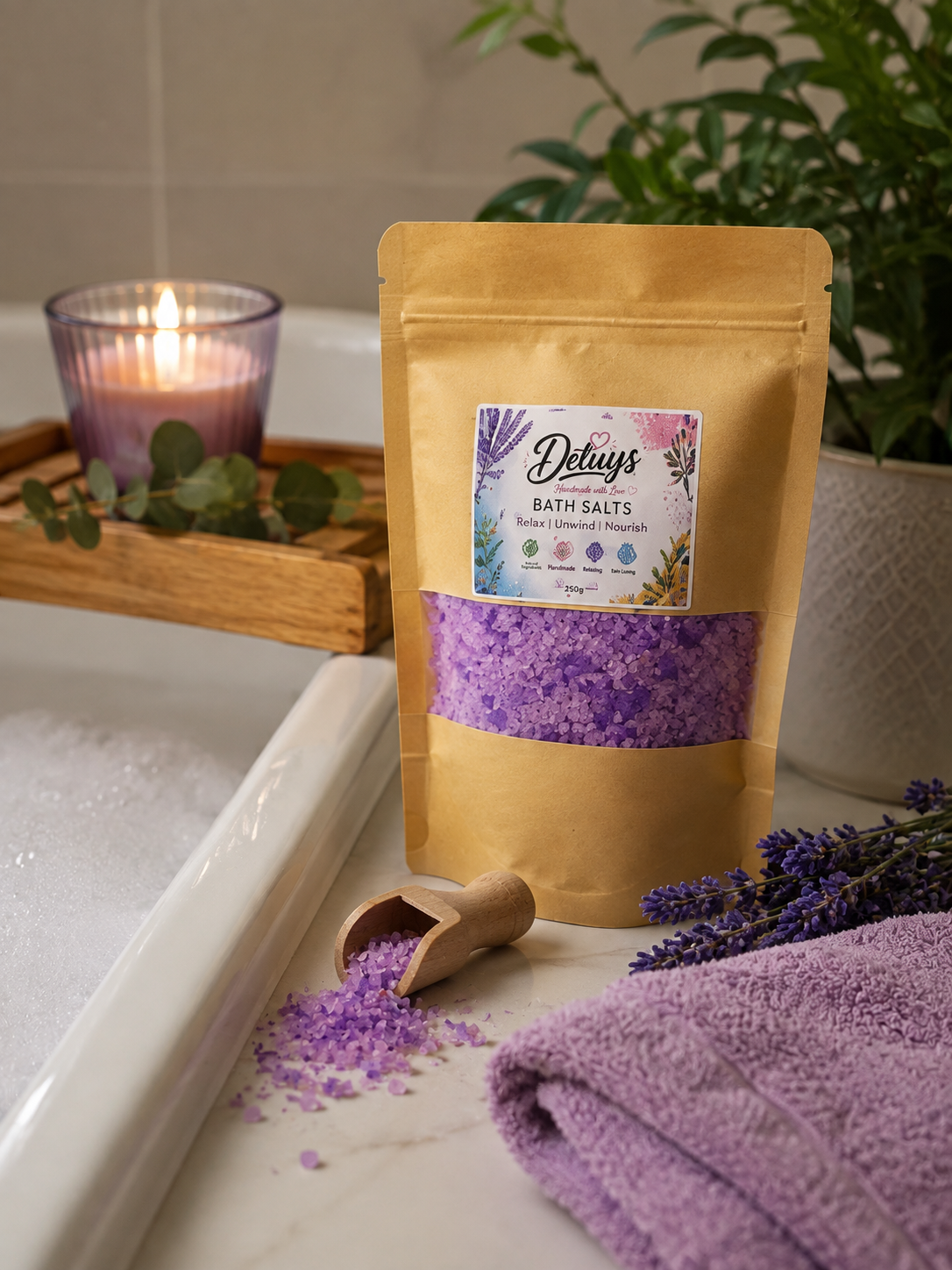 Waterlily & Orange Bath Salt